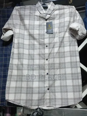 Pure Cotton Full Sleeve Check Print Shirt for Men's