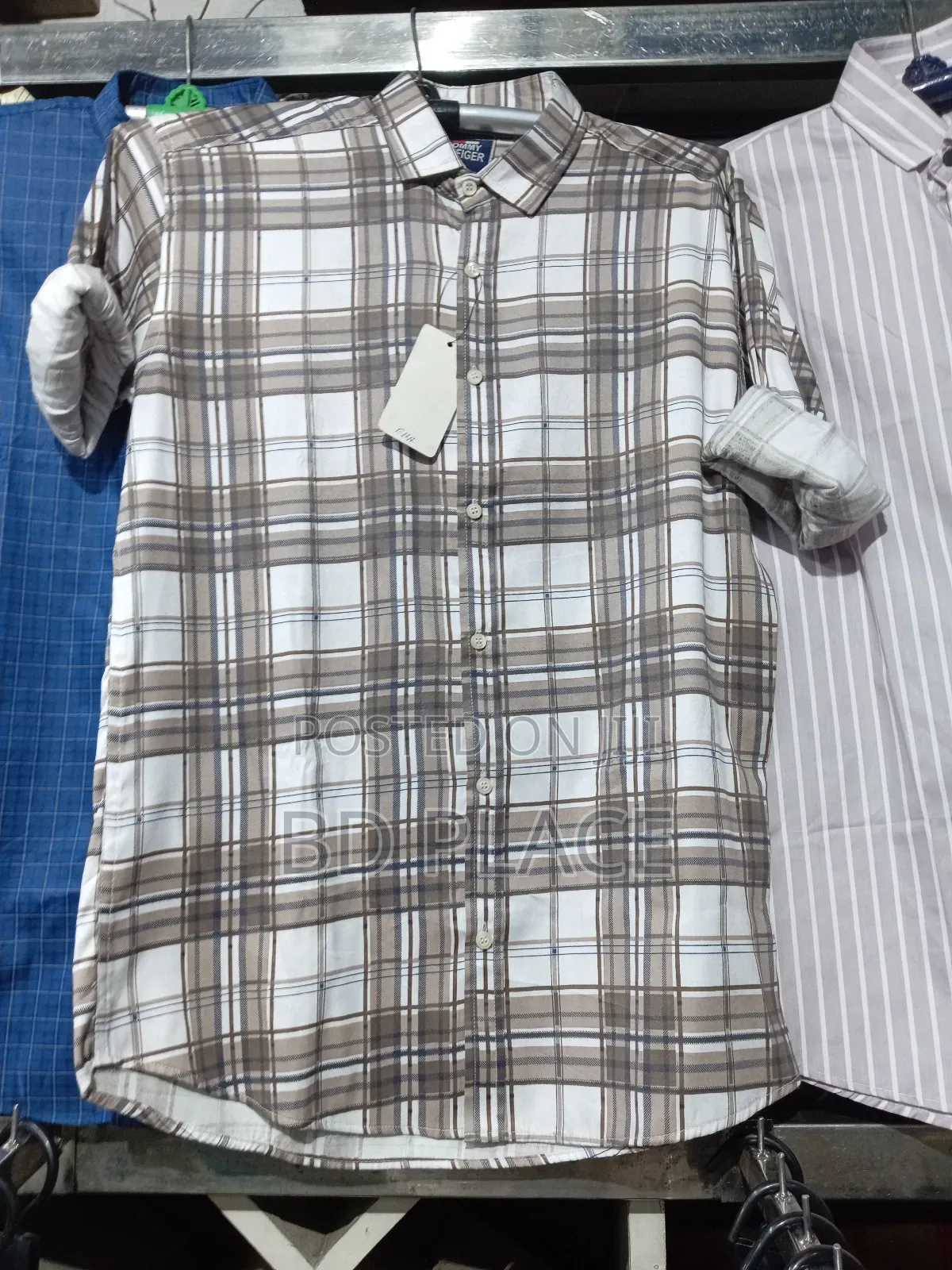 Pure Cotton Full Sleeve Check Print Shirt for Men's