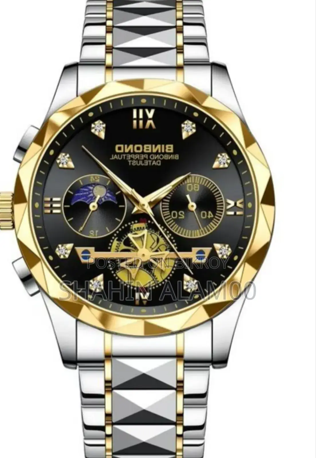 Binbond 1236 Men's Classic Style Watch for Men (City Lock)