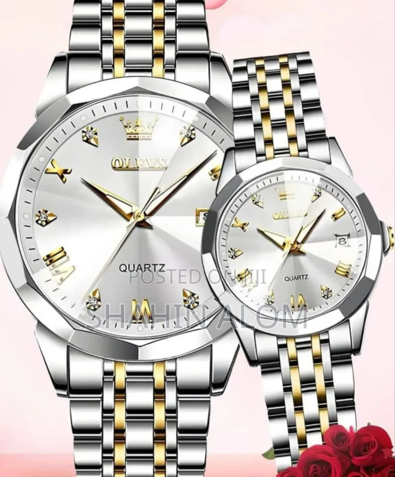 Olevs Couple Watch(With Box)