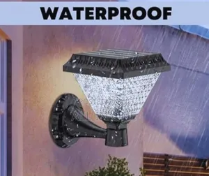 Outdoor Pillar Lights Solar Charging