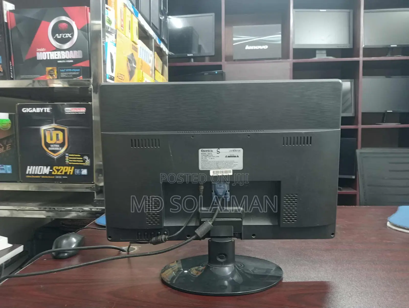 Esonic 19" Led Monitor – Crystal Clear Display