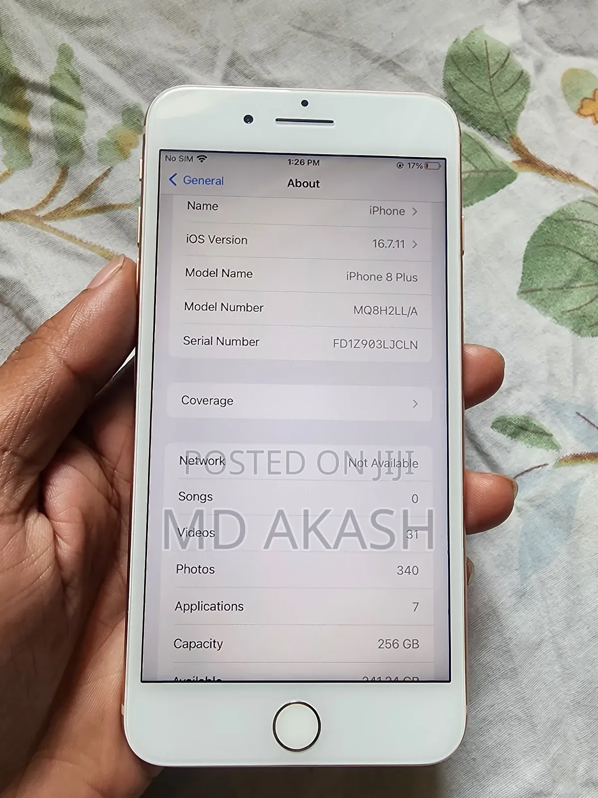 Apple iPhone 8 Plus 256 GB Gold