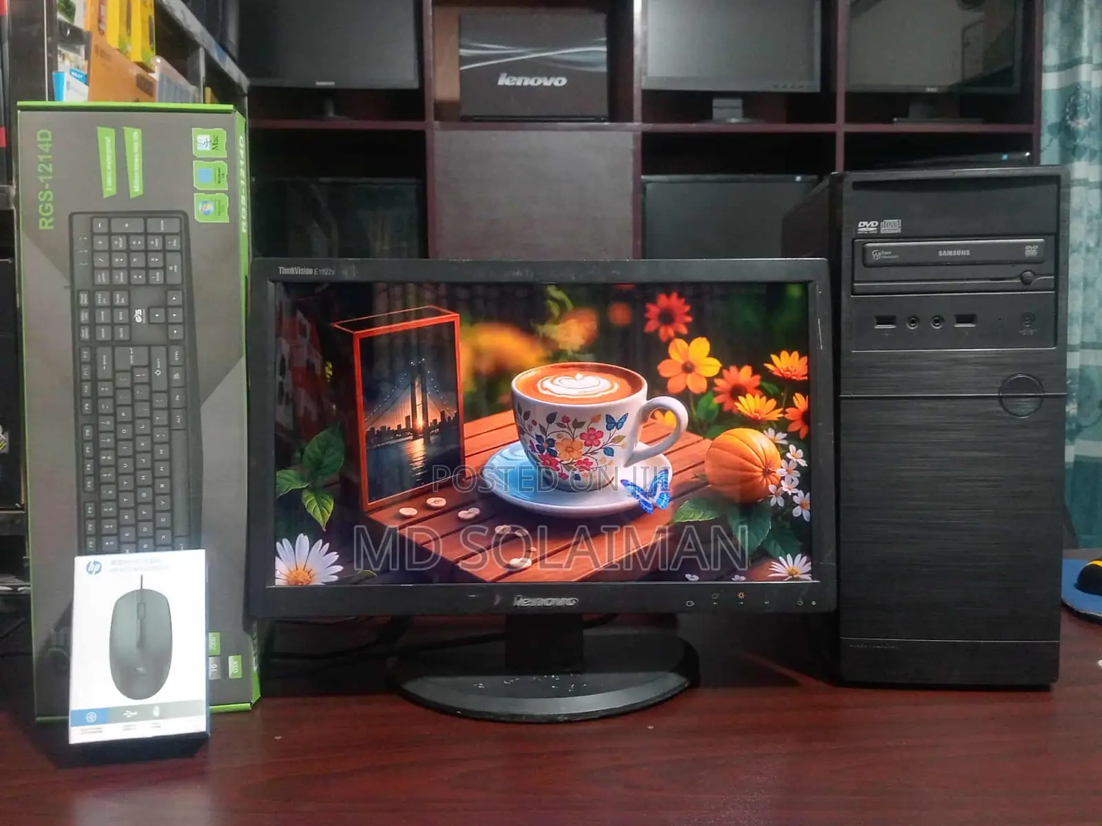 Desktop Computer 4GB Intel Core I3 SSD 128GB