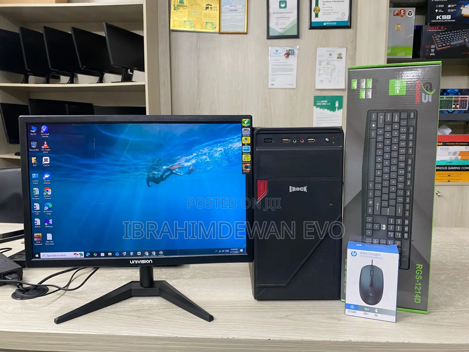 Desktop Computer Asus 4GB Intel Core I3 SSD 128GB