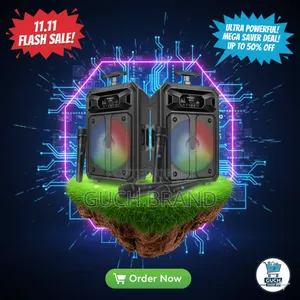 Greatnice GTS-2176: ৮ ইঞ্চি ব্লুটুথ স্পিকার, মাইকসহ!