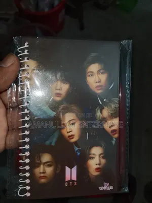 Photo - Spiral-Bound Notebook Featuring the K-Pop Group Bts.