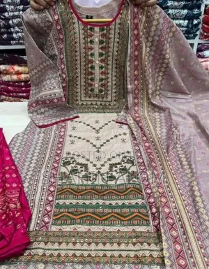 Photo - রেডিমেড কটন বুটিক থ্রি পিস