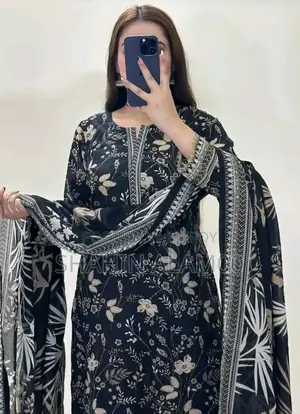 নিউ ড্রেস প্রিন্টেড থ্রি-পিস