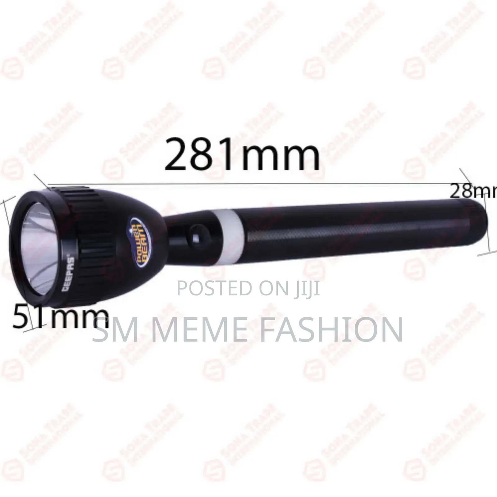 Geepas Original Dubai Rechargeable Led Torch Light GLF-3803