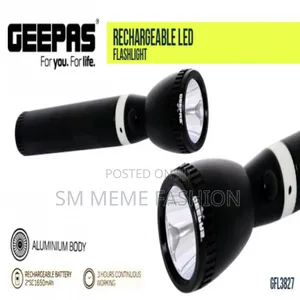 Geepas Original Dubai Rechargeable Led Torch Light GLF-3803