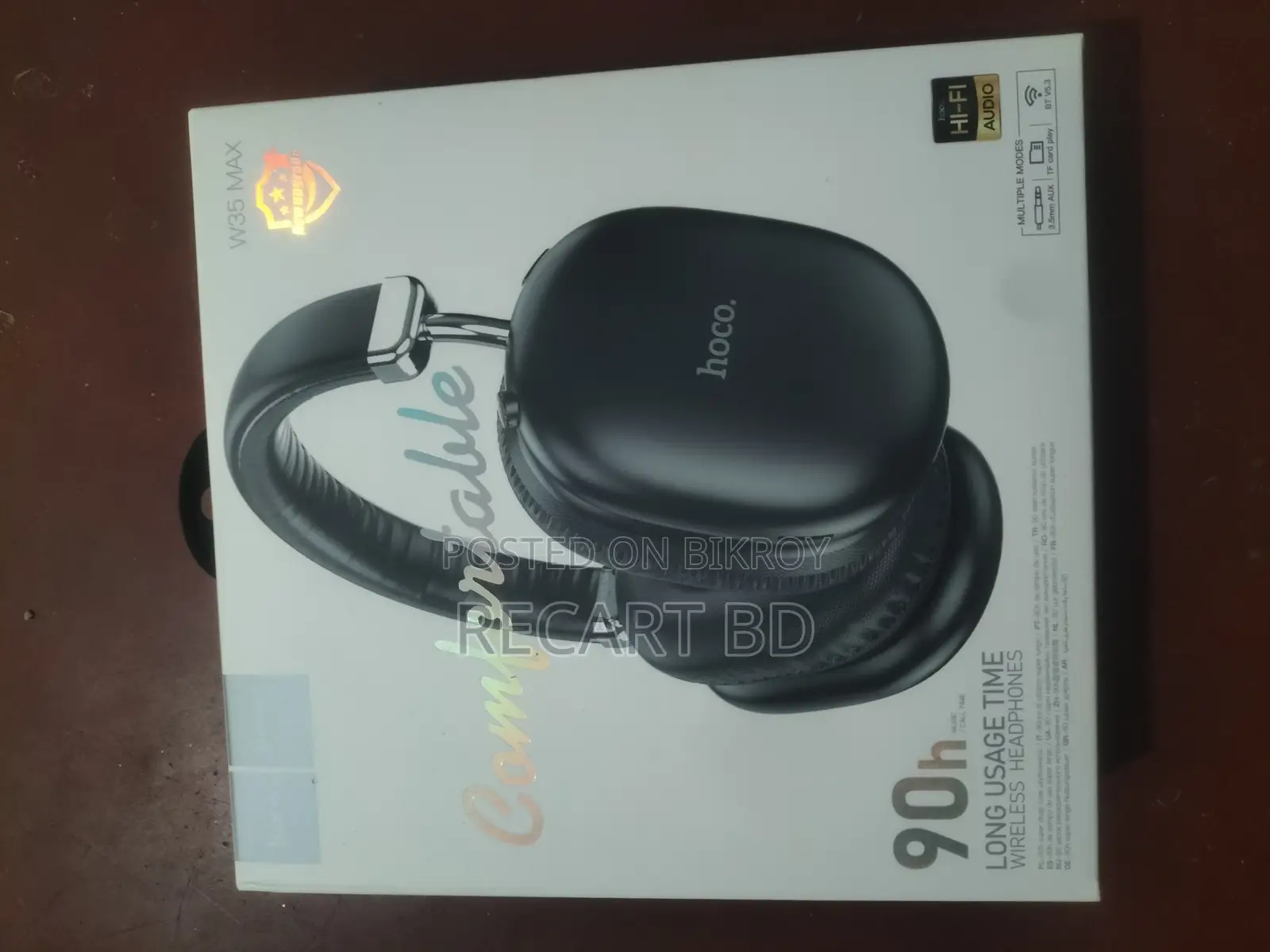 Hoco W35 Max এয়ারপডস ম্যাক্স ডিজাইনের ওয়্যারলেস হেডফোন