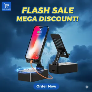 Photo - 3-in-1 অডিও পাওয়ার ব্যাংক স্ট্যান্ড স্পিকার 