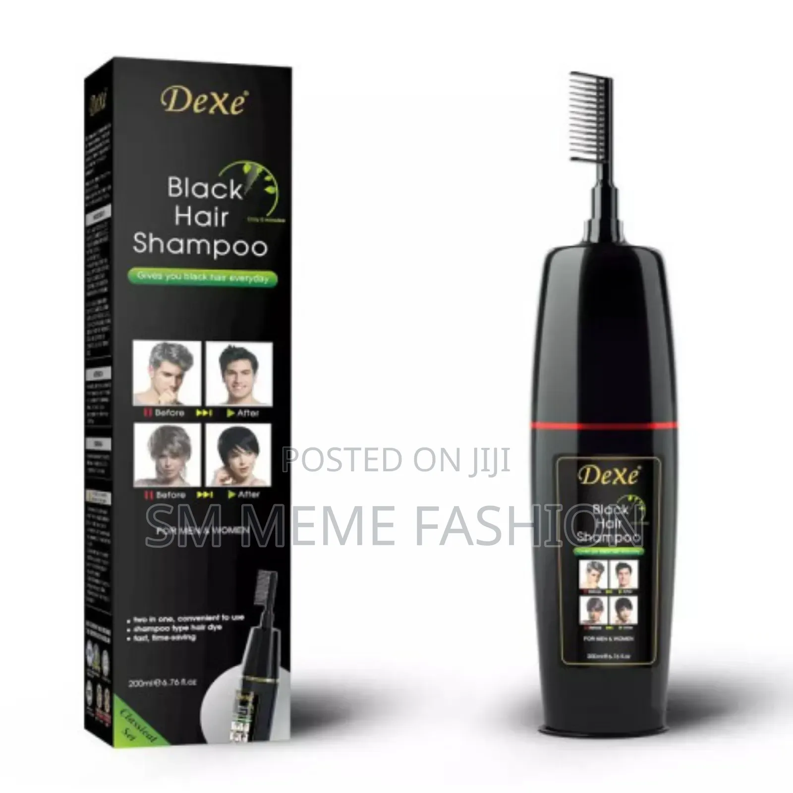 Product Details of Dexe Hair Color Black Shampoo With Ammonia Free