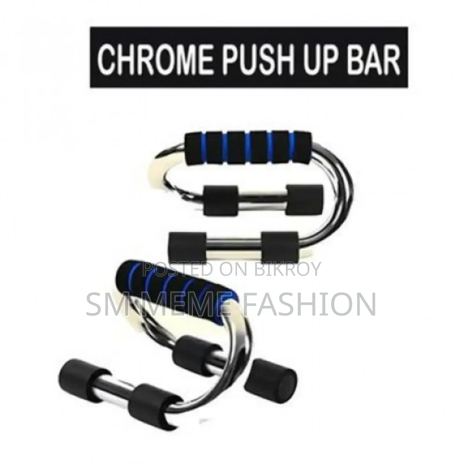 2 Pcs Push Up Bars Silver