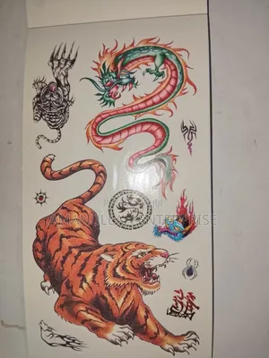 Photo - Temporary Tattoos Book "280 Tattoos Special Design"