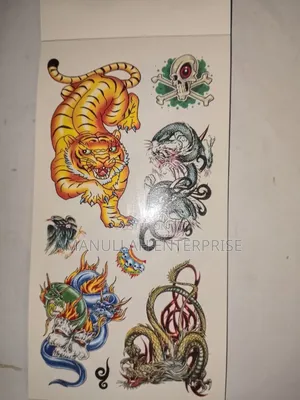 Temporary Tattoos Book "280 Tattoos Special Design"