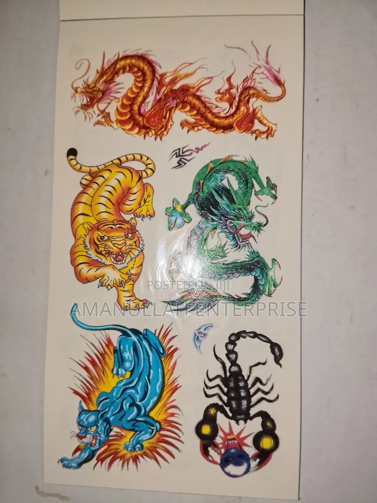 Temporary Tattoos Book "280 Tattoos Special Design"