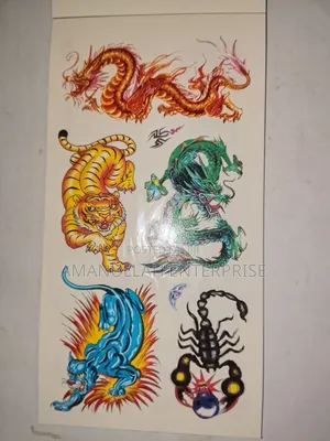Temporary Tattoos Book "280 Tattoos Special Design"