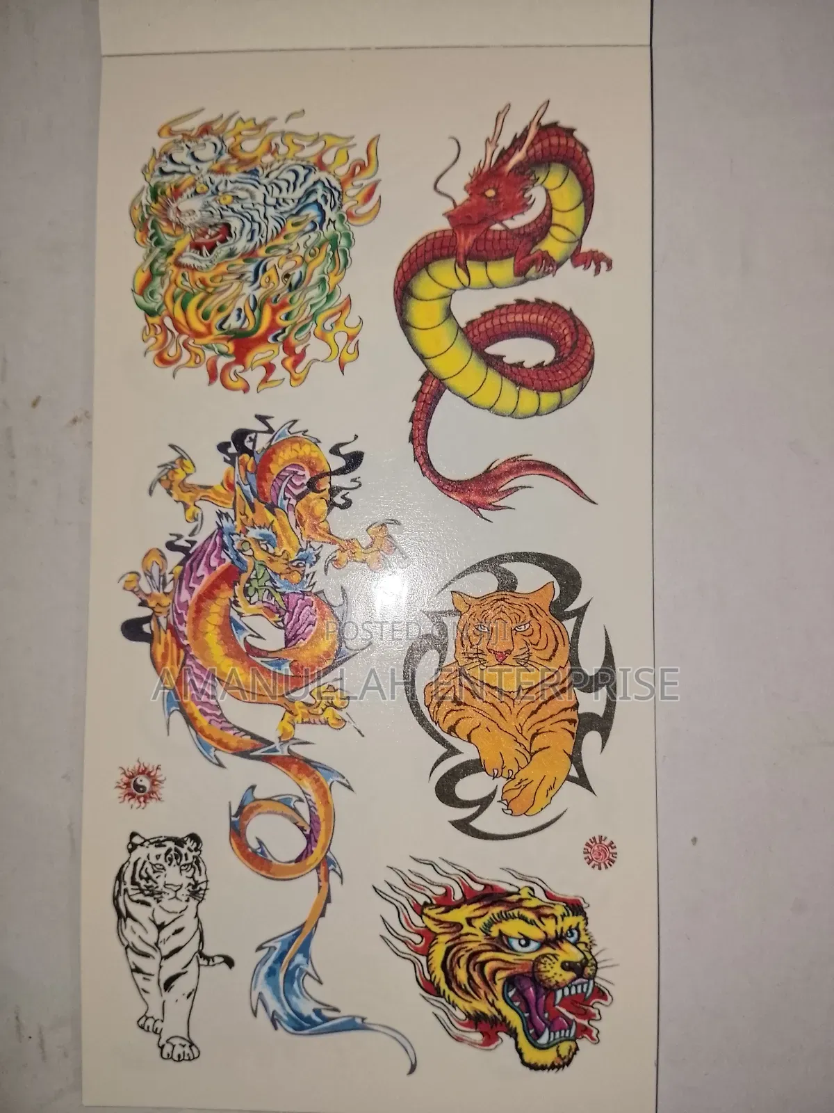 Temporary Tattoos Book "280 Tattoos Special Design"