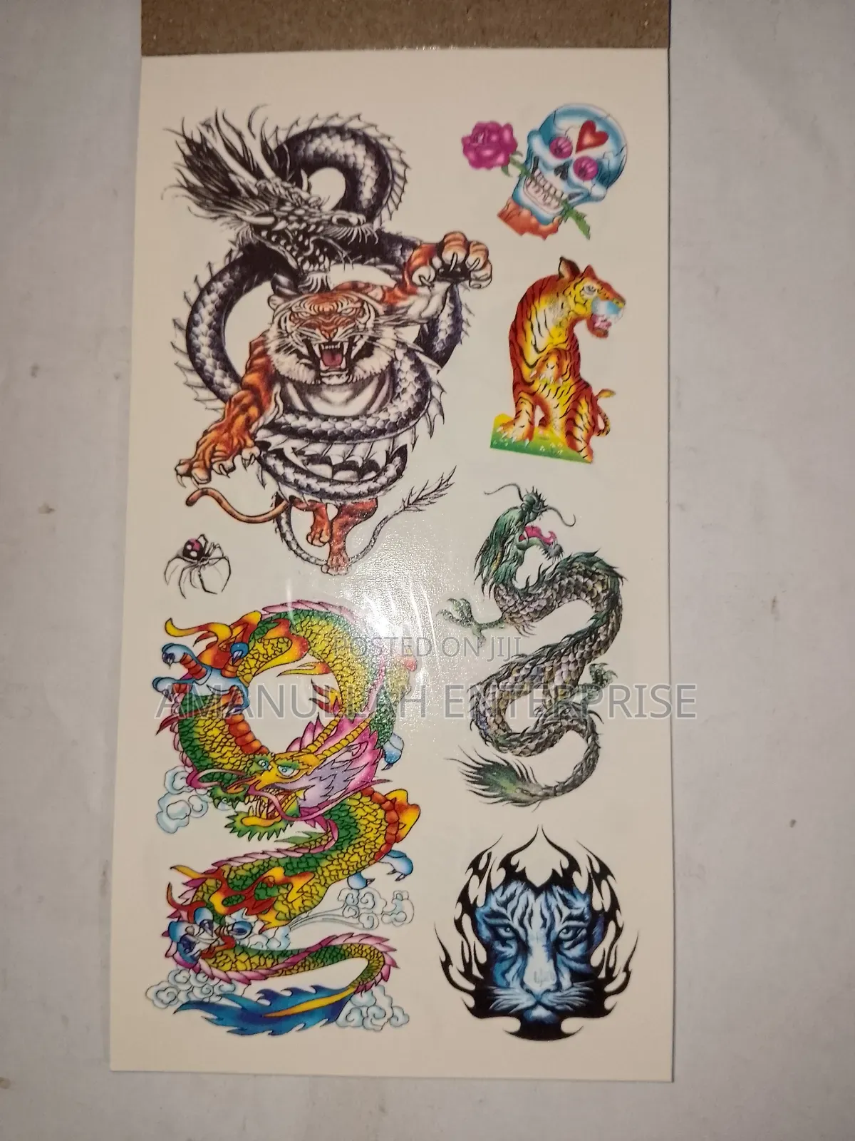 Temporary Tattoos Book "280 Tattoos Special Design"