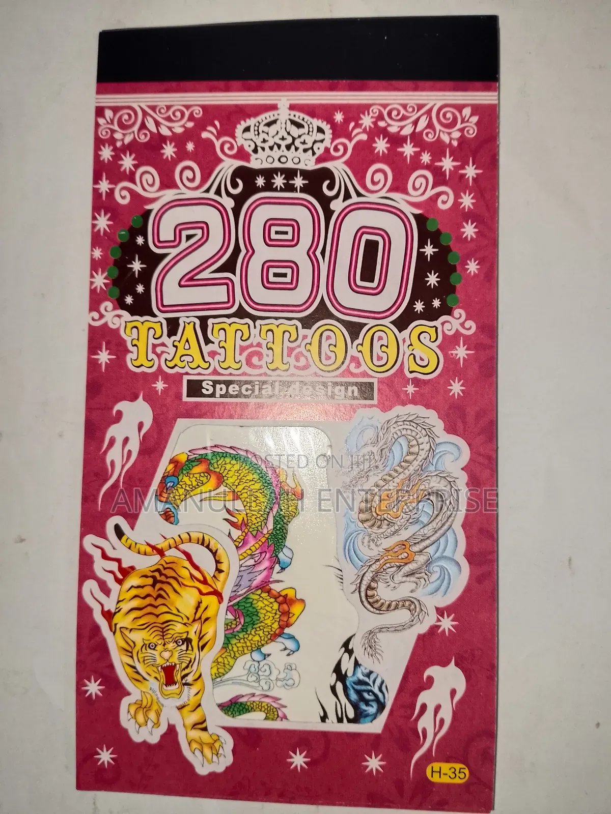 Temporary Tattoos Book "280 Tattoos Special Design"