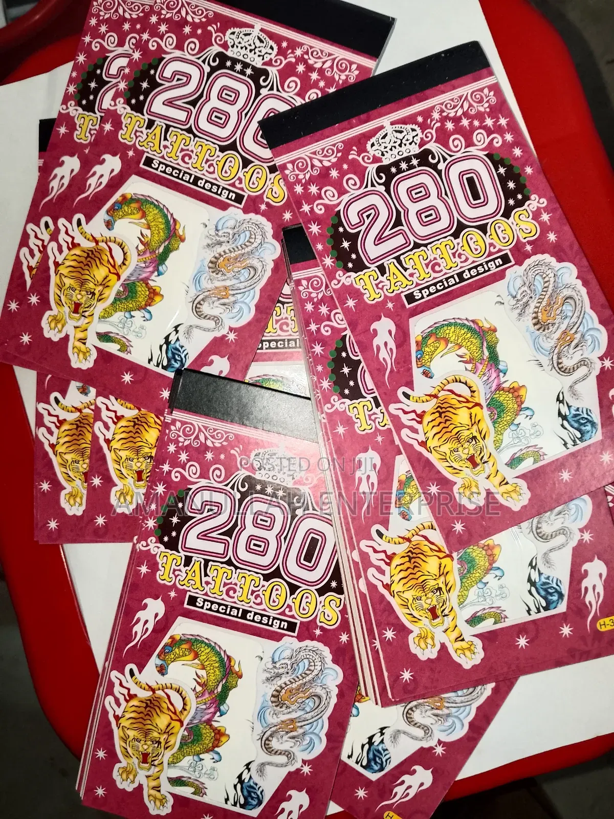 Temporary Tattoos Book "280 Tattoos Special Design"