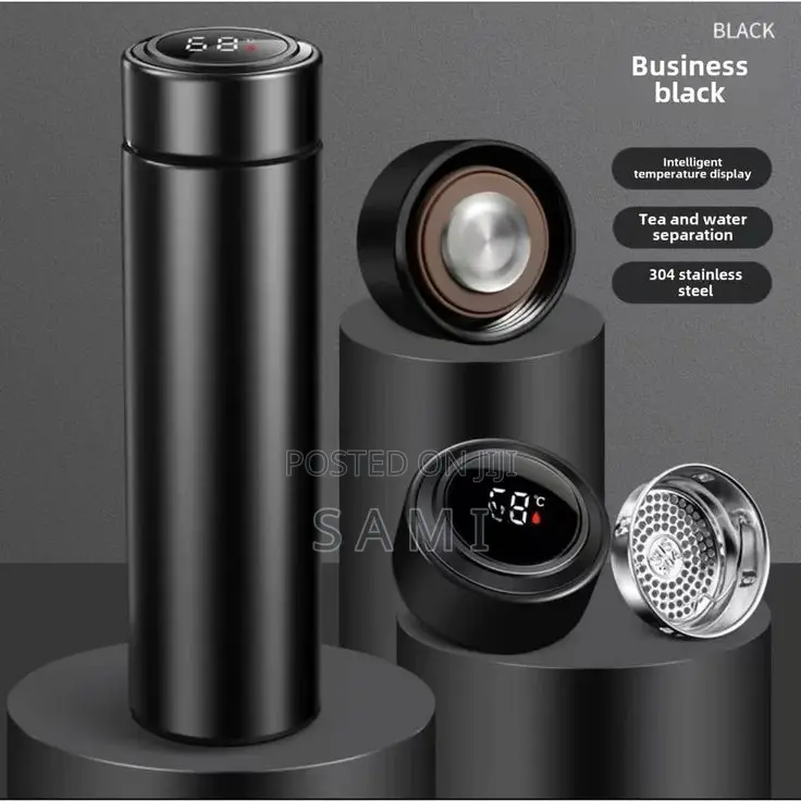 Smart Thermal Display Vacuum Flask – 500ml