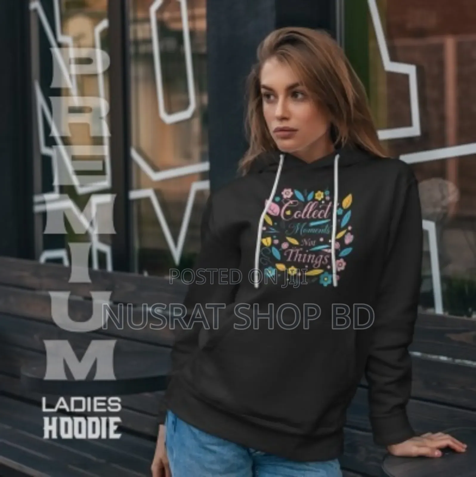 ""নারীদের জন্য শীতের ও স্টাইলিশ - প্রিমিয়াম লেডিস উইন্টার হুডি""