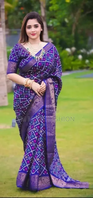 Half Silk Saree With Blouse Piece