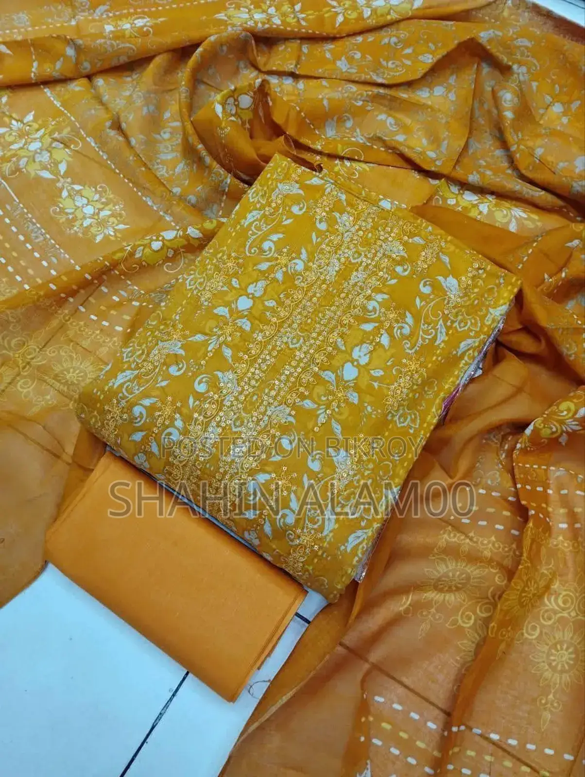 Embroidered Three-Piece