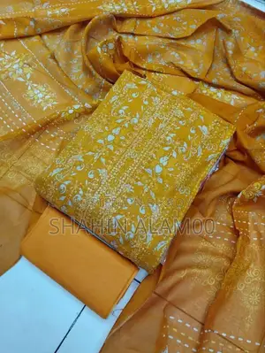 Embroidered Three-Piece