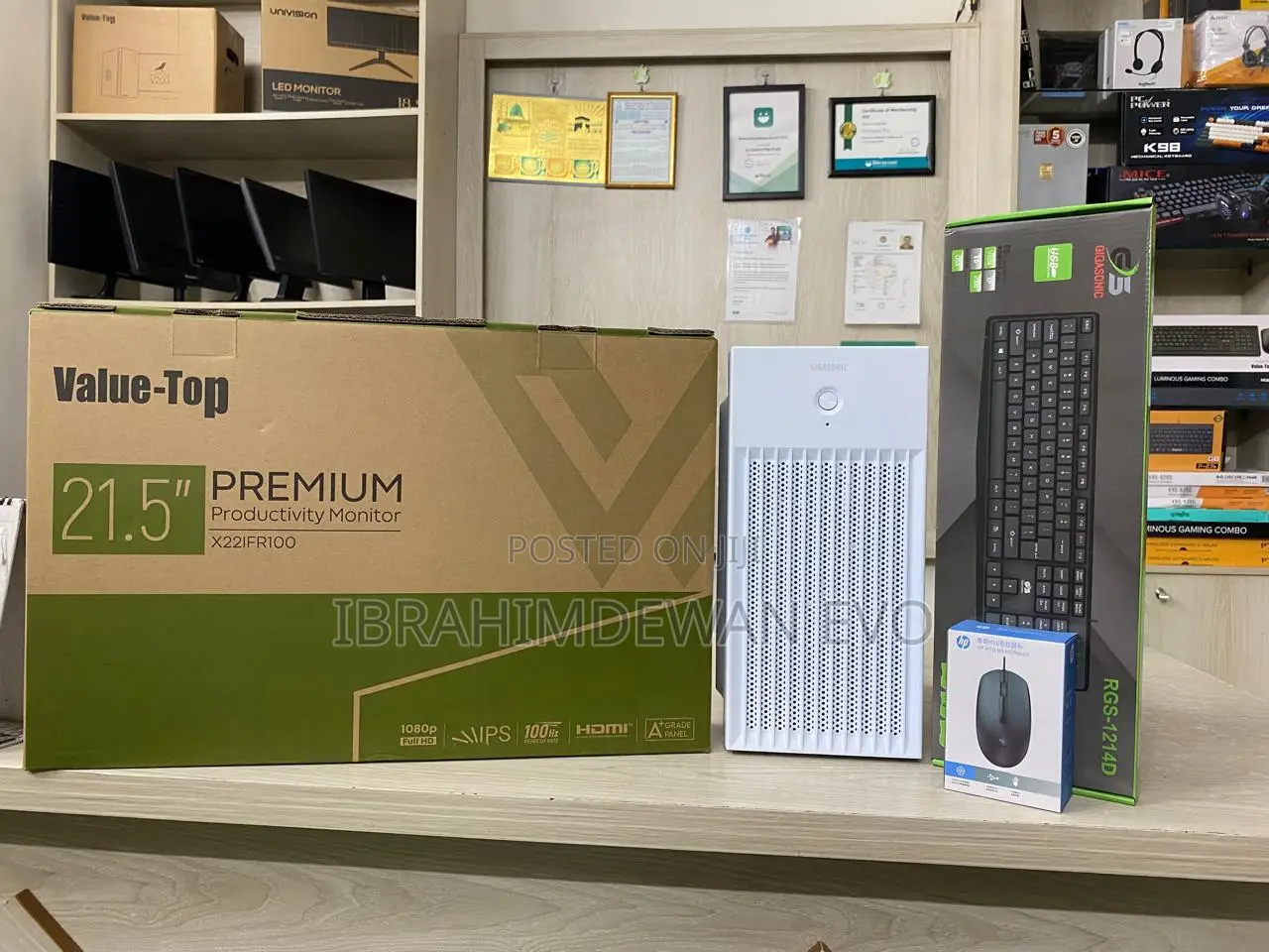 New Desktop Computer Asus 8GB Intel Core I3 SSD 128GB