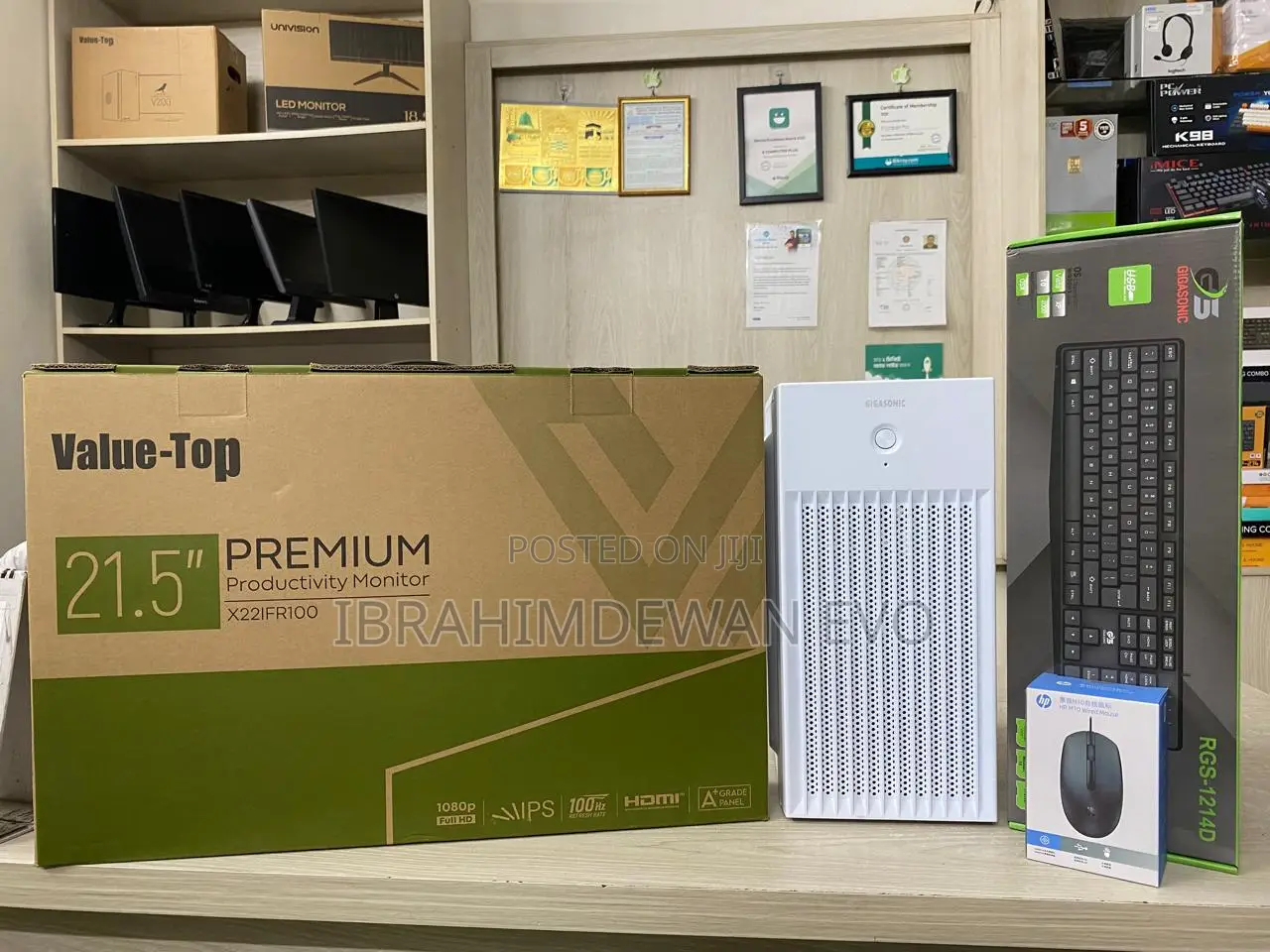 New Desktop Computer Asus 8GB Intel Core I3 SSD 128GB