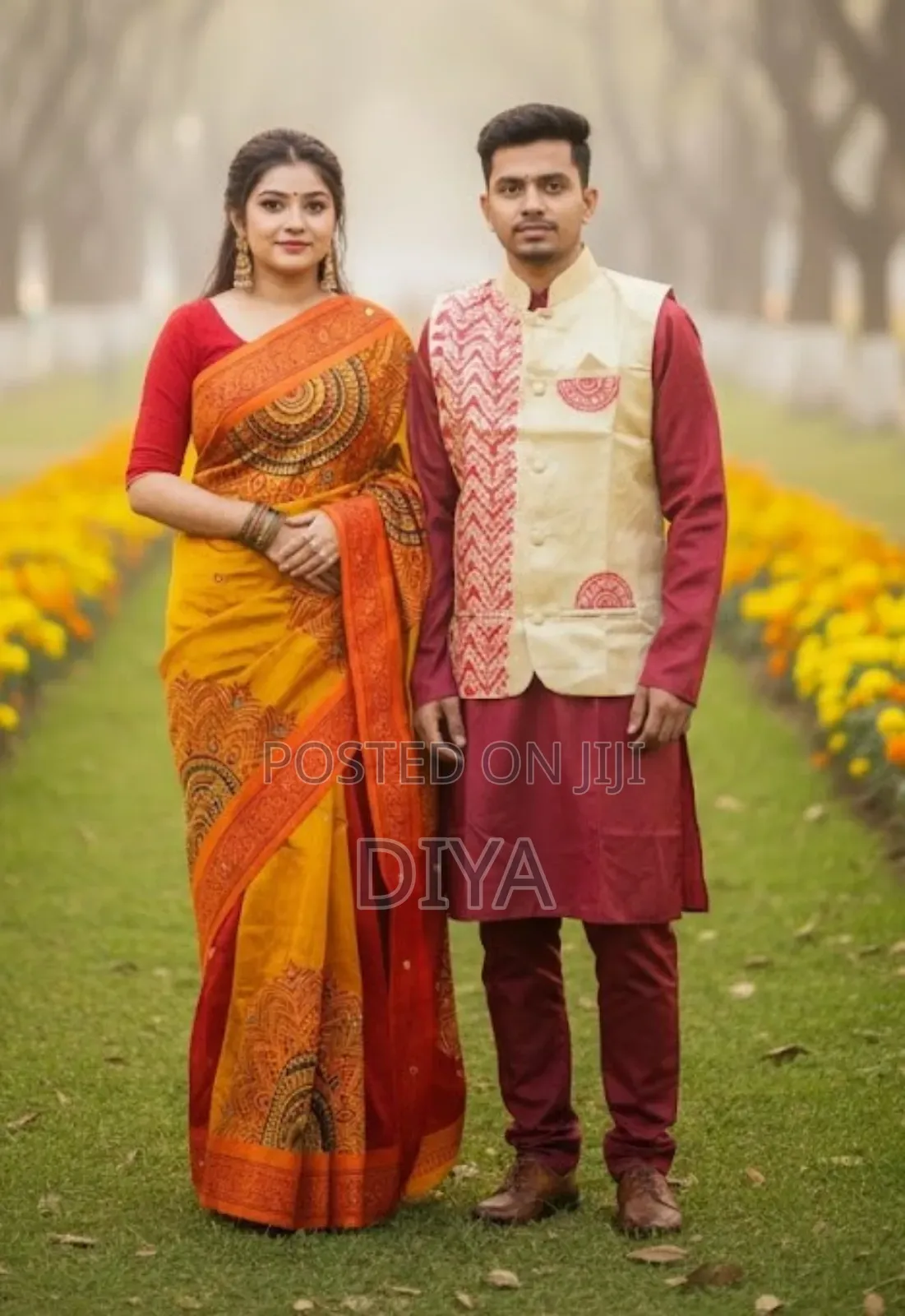 Sharee Panjabi Couple With Koti