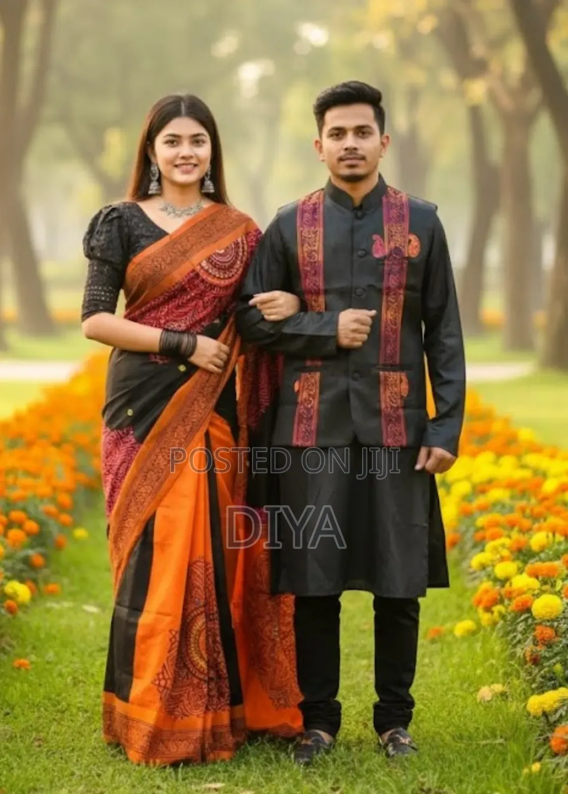 Sharee Panjabi Couple With Koti