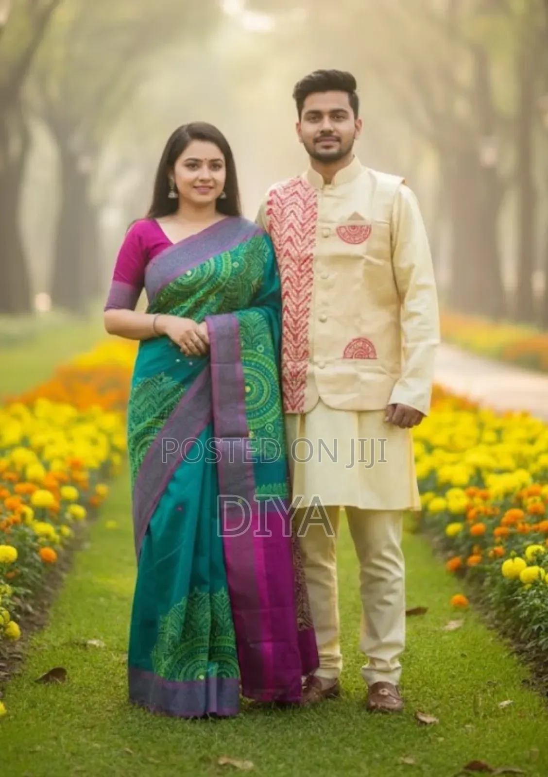 Sharee Panjabi Couple With Koti