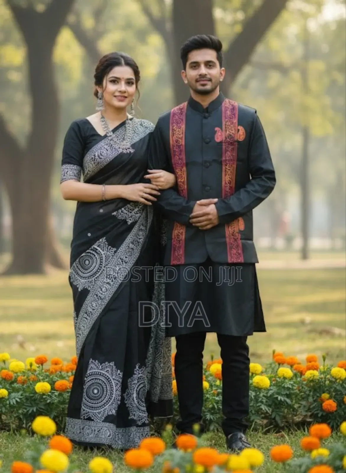 Sharee Panjabi Couple With Koti