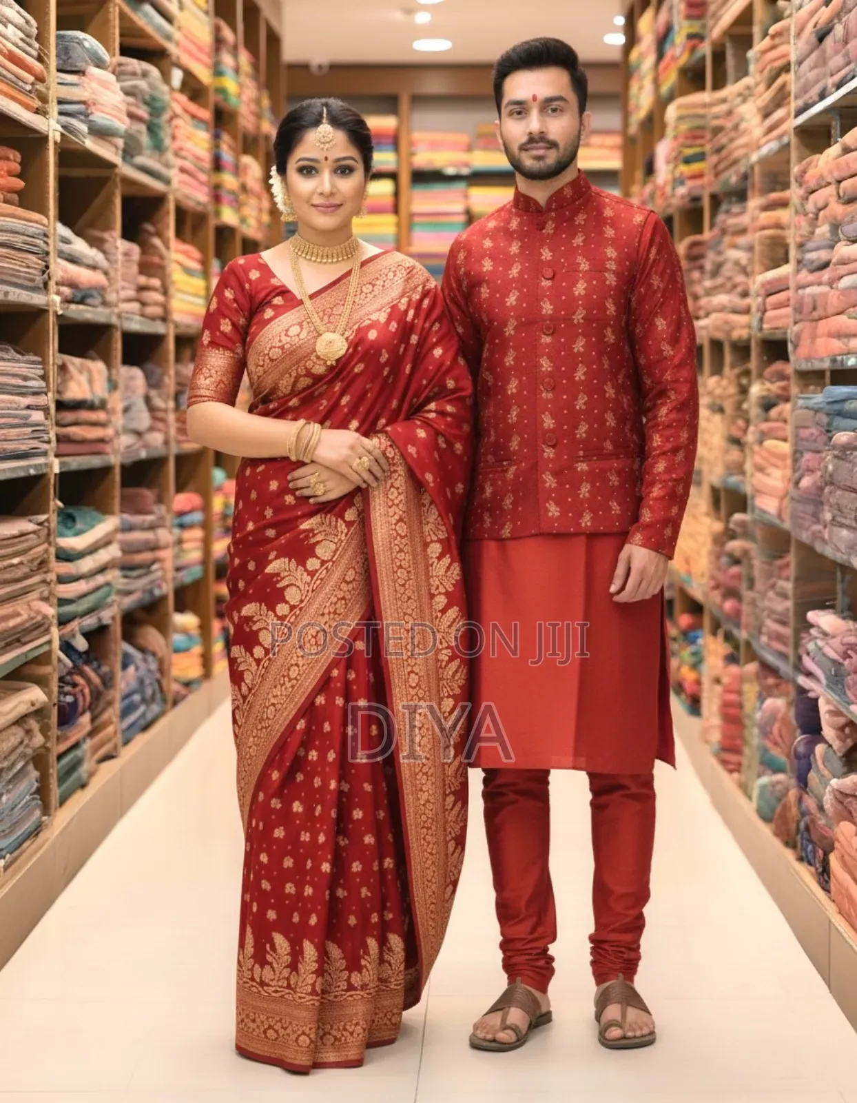 Sharee Panjabi Couple With Koti