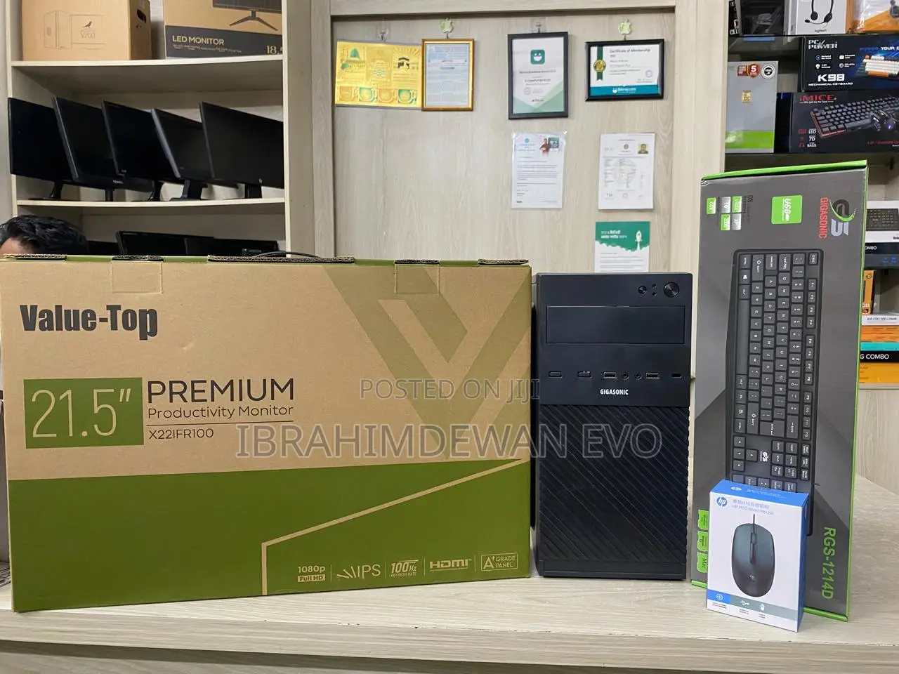 New Desktop Computer Asus 8GB Intel Core I3 SSD 128GB