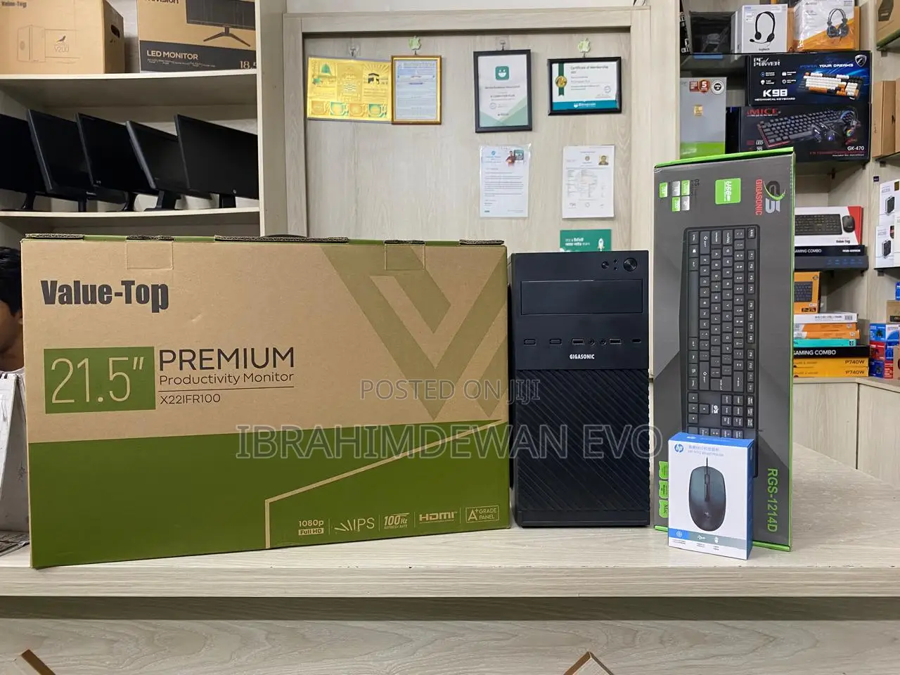 New Desktop Computer Asus 8GB Intel Core I3 SSD 128GB