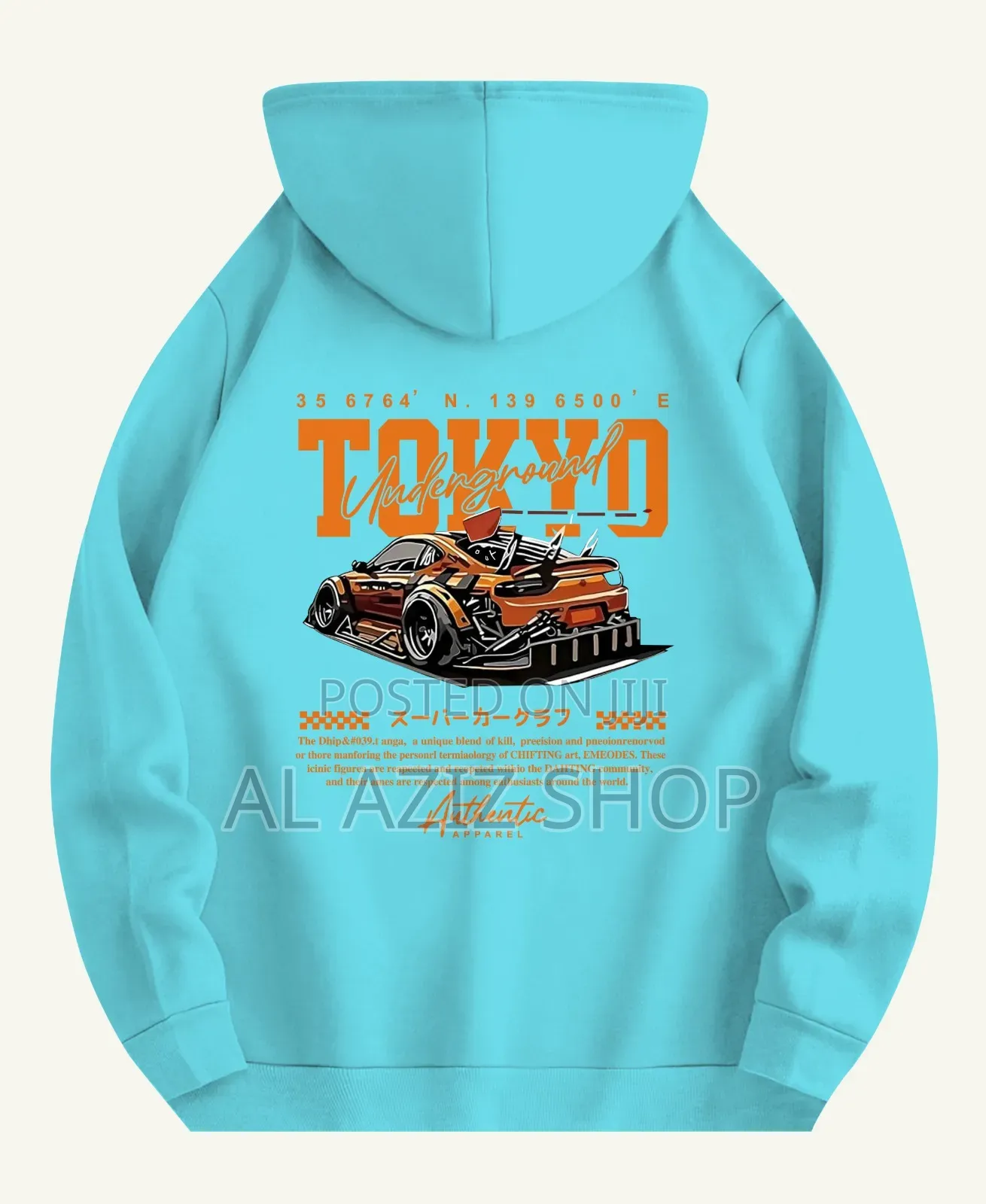 Drop Shoulder Hoodie for Men and Women