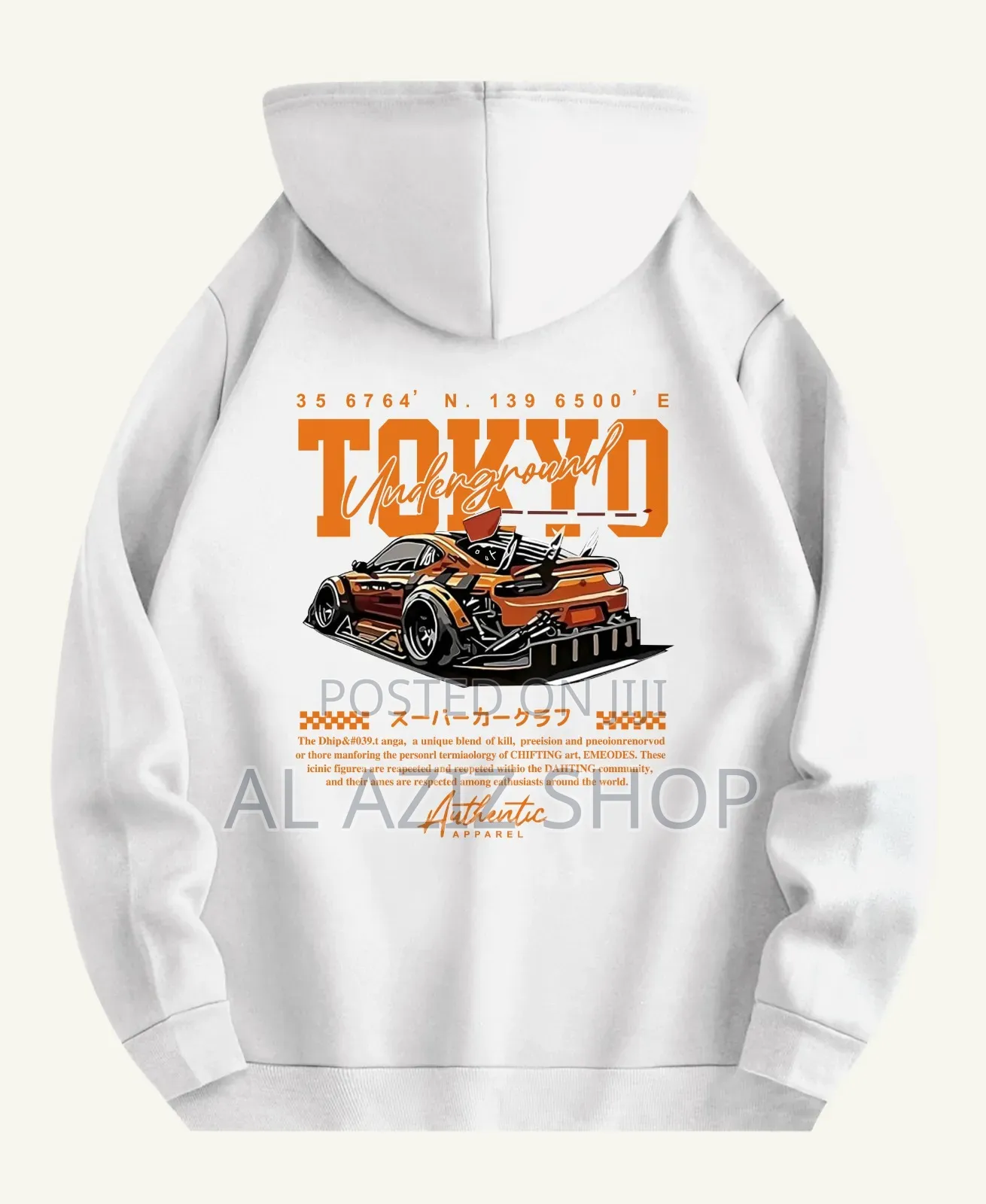 Drop Shoulder Hoodie for Men and Women