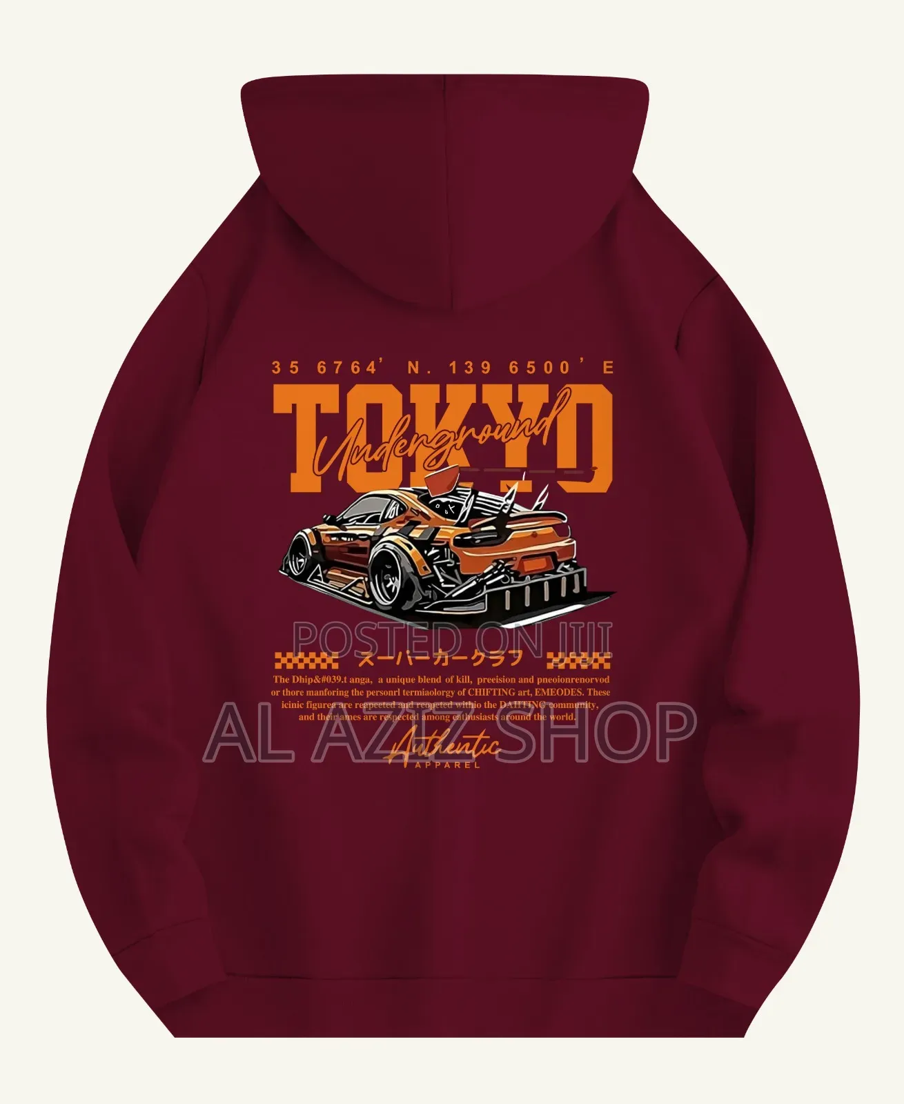 Drop Shoulder Hoodie for Men and Women