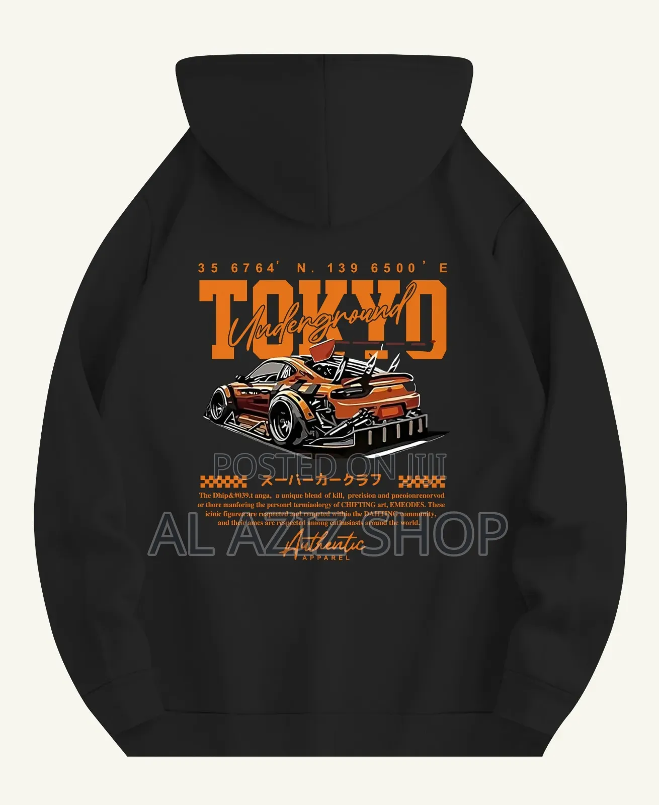 Drop Shoulder Hoodie for Men and Women