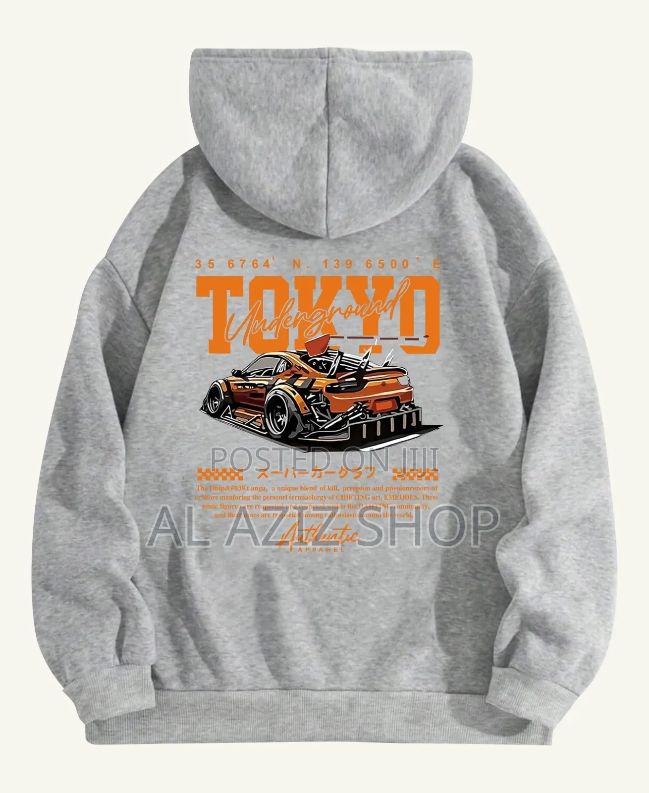 Drop Shoulder Hoodie for Men and Women