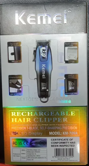 Kemei Km-709a Professional Hair Clipper/Trimmer