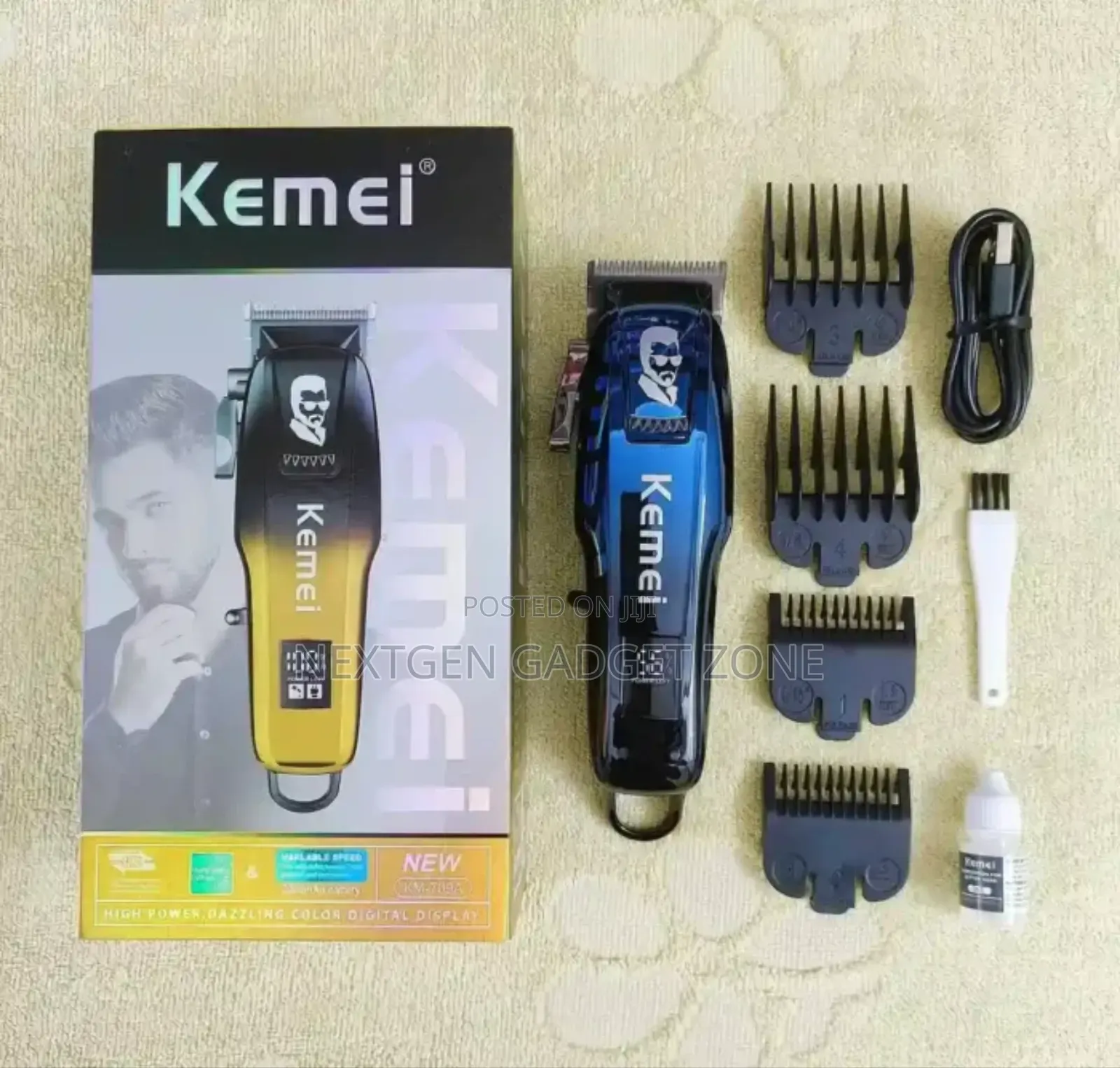 Kemei Km-709a Professional Hair Clipper/Trimmer