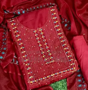 Embroidery Georgette Three-Piece