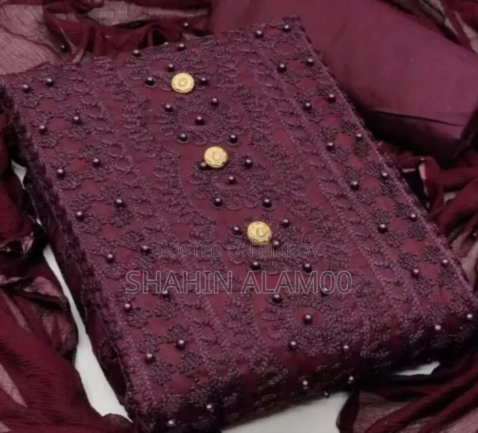 Kashmiri Ari Embroidery Three-Piece
